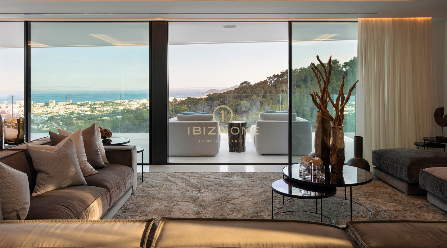 Newly Completed Ultra-Luxury Villa with Panoramic Sea and Formentera Views Minutes from Ibiza Town and the Marinas for Sale, Ibiza