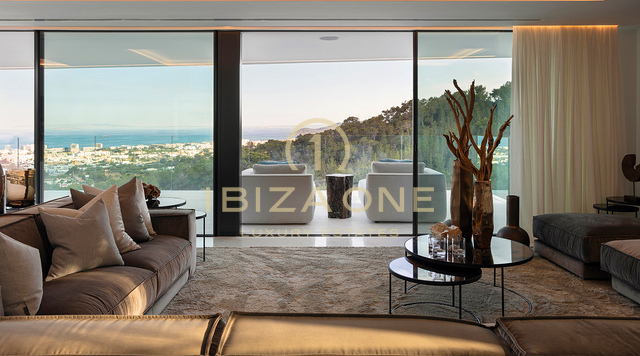 Newly Completed Ultra-Luxury Villa with Panoramic Sea and Formentera Views Minutes from Ibiza Town and the Marinas for Sale, Ibiza