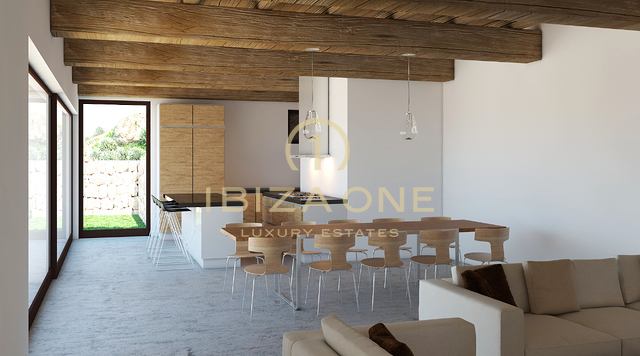 Prachtig luxe bouwproject met apart gastenverblijf en weids uitzicht op het landschap te koop, Ibiza - Prachtig luxe bouwproject met apart gastenverblijf en weids uitzicht op het landschap te huur, Ibiza