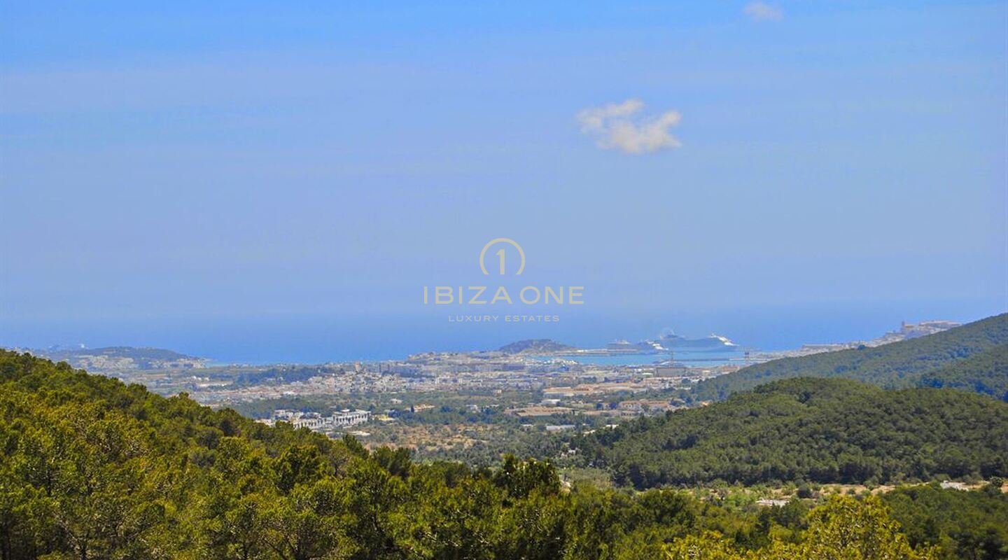 Splendida proprietà di lusso con privacy e vista su Dalt Vila e sul mare in vendita, Ibiza - Splendida proprietà di lusso con privacy e vista su Dalt Vila e sul mare in affitto, Ibiza
