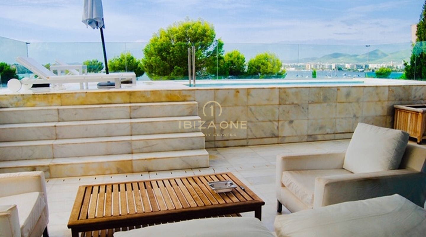Exklusives Luxus-Penthouse mit 3 Schlafzimmern in Es Pouet mit Blick auf das Meer und Dalt Vila zu verkaufen, Ibiza - Exklusives Luxus-Penthouse mit 3 Schlafzimmern in Es Pouet mit Blick auf das Meer und Dalt Vila zu vermieten, Ibiza