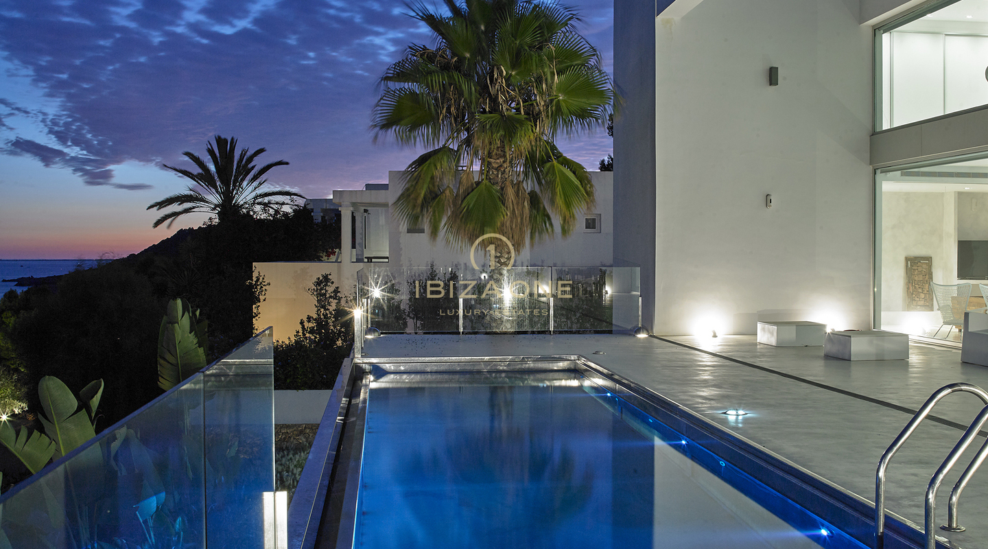Moderne architectuur luxe villa met uniek zeezicht te koop, Ibiza - Moderne architectuur luxe villa met uniek zeezicht te huur, Ibiza