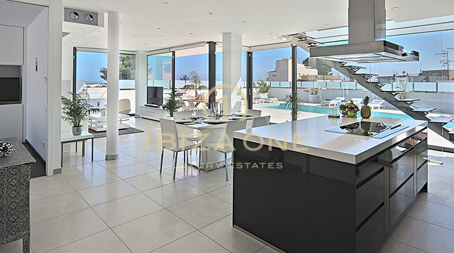 New luxury modern villa near Ibiza town for sale, Ibiza - New luxury modern villa near Ibiza town for rent, Ibiza - the villa has a touristic rental license with following number ET-0269-E