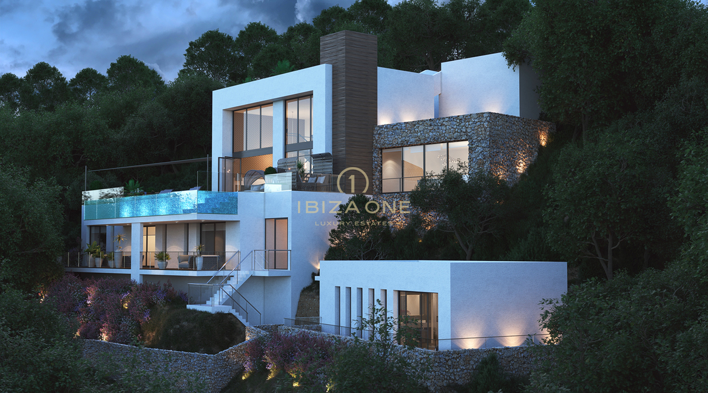 Terreno di lusso con vista mare e licenza edilizia in vendita a Roca Llisa, Ibiza - Terreno di lusso con vista mare e licenza edilizia in affitto a Roca Llisa, Ibiza