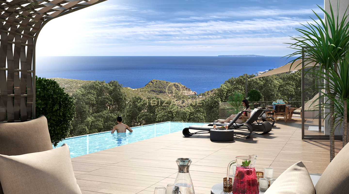 Parcela de lujo con vistas al mar y licencia de obra en venta en Roca Llisa, Ibiza - Parcela de lujo con vistas al mar y licencia de obra en alquiler en Roca Llisa, Ibiza