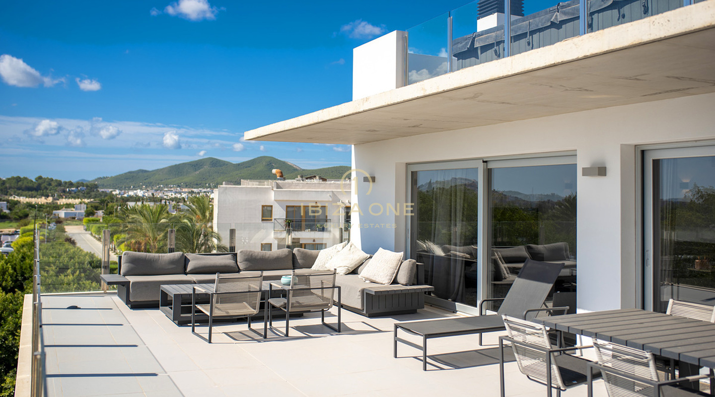 Modernes Luxus-Penthouse mit Blick auf das Meer und die Altstadt zu verkaufen, Ibiza - Modernes Luxus-Penthouse mit Blick auf das Meer und die Altstadt zu vermieten, Ibiza