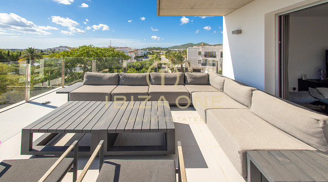 Modern luxury penthouse with views to the sea and the old town for sale, Ibiza - Modern luxury penthouse with views to the sea and the old town for rent, Ibiza