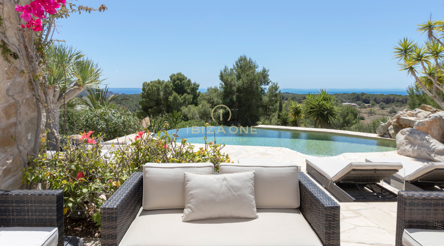Belle villa de luxe avec maison d'hôtes et vue sur la mer à vendre, Ibiza - Belle villa de luxe avec maison d'hôtes et vue sur la mer à vendre, Ibiza