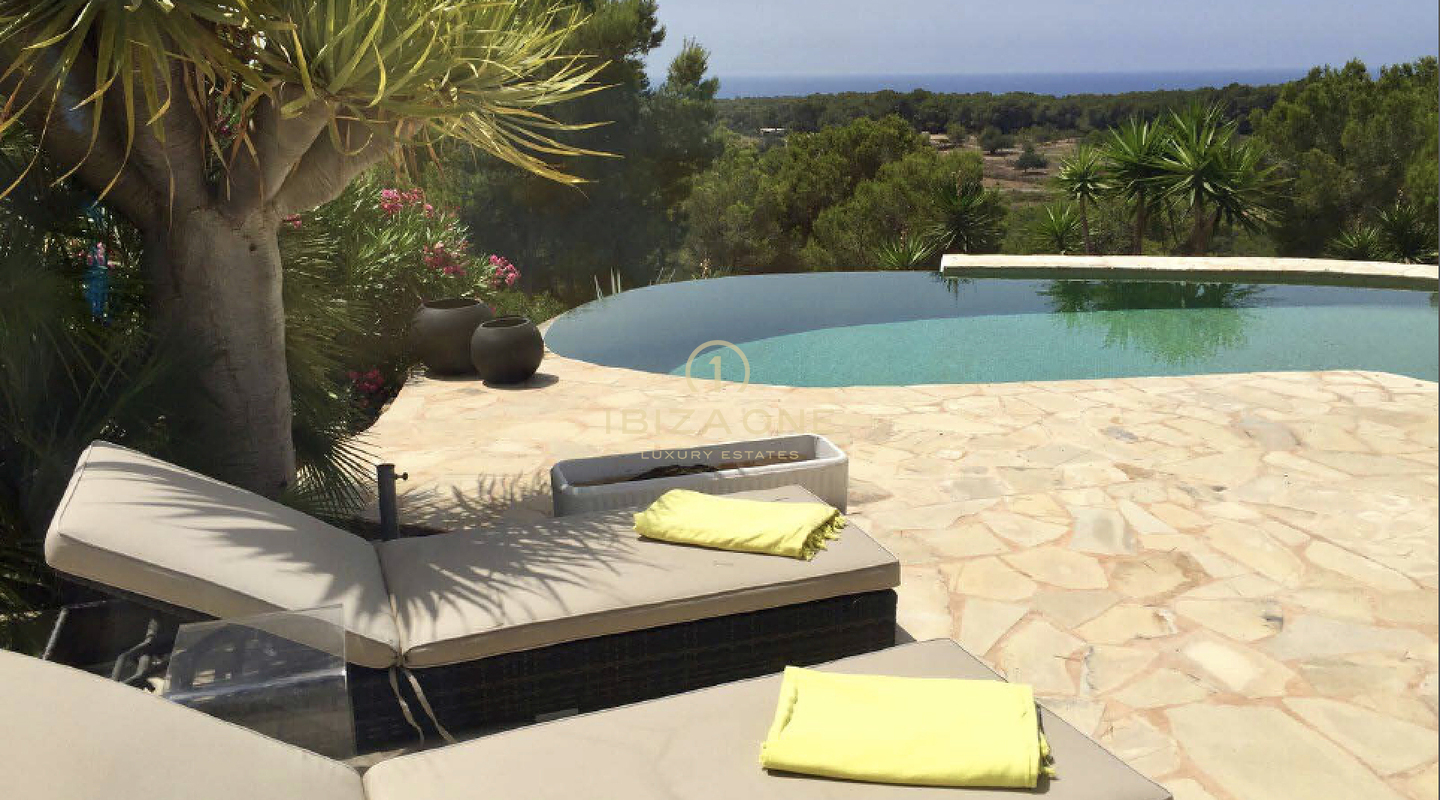 Beautiful luxury villa with guest house and sea views for sale, Ibiza - Beautiful luxury villa with guest house and sea views for sale, Ibiza