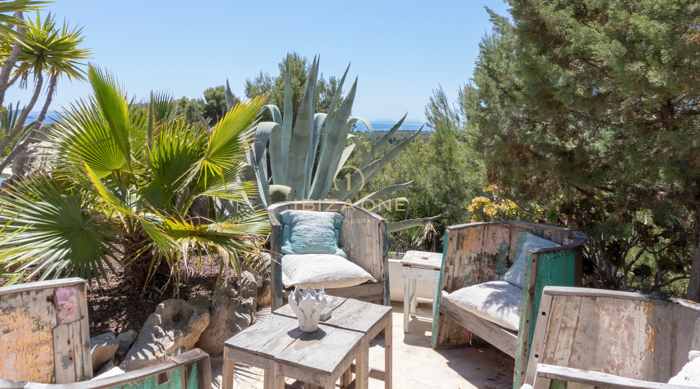 Beautiful luxury villa with guest house and sea views for sale, Ibiza - Beautiful luxury villa with guest house and sea views for sale, Ibiza
