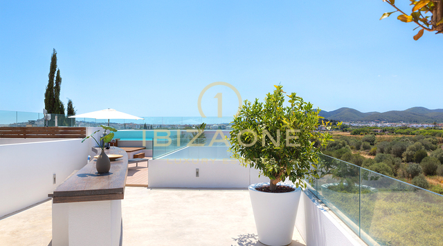 Luxurious penthouse with private pool and views to Dalt Vila for sale, Ibiza - Luxurious penthouse with private pool and views to Dalt Vila for rent, Ibiza