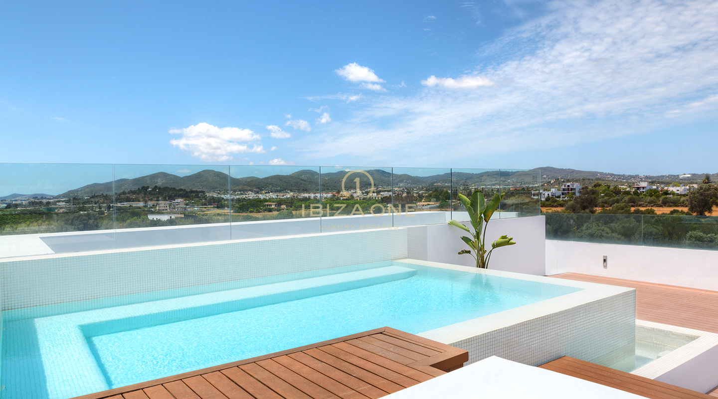 Luxuriöses Penthouse mit privatem Pool und Blick auf Dalt Vila zu verkaufen, Ibiza - Luxuriöses Penthouse mit privatem Pool und Blick auf Dalt Vila zu vermieten, Ibiza