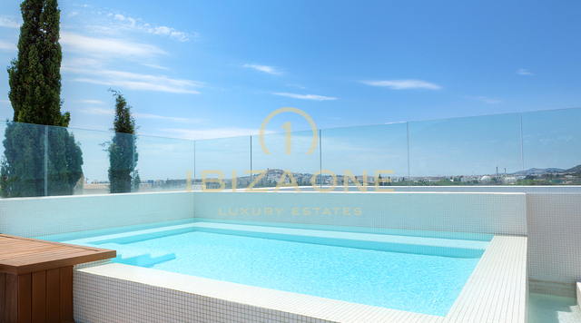 Luxurious penthouse with private pool and views to Dalt Vila for sale, Ibiza - Luxurious penthouse with private pool and views to Dalt Vila for rent, Ibiza