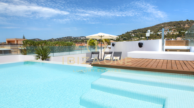 Luxurious penthouse with private pool and views to Dalt Vila for sale, Ibiza - Luxurious penthouse with private pool and views to Dalt Vila for rent, Ibiza