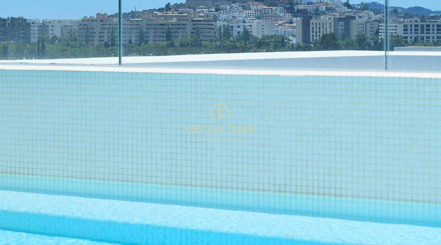 Luxurious penthouse with private pool and views to Dalt Vila for sale, Ibiza - Luxurious penthouse with private pool and views to Dalt Vila for rent, Ibiza