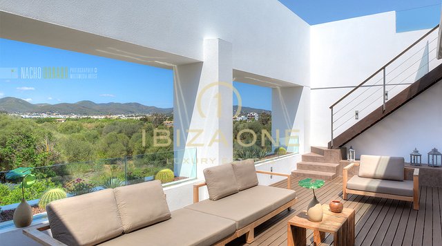 Luxurious penthouse with private pool and views to Dalt Vila for sale, Ibiza - Luxurious penthouse with private pool and views to Dalt Vila for rent, Ibiza