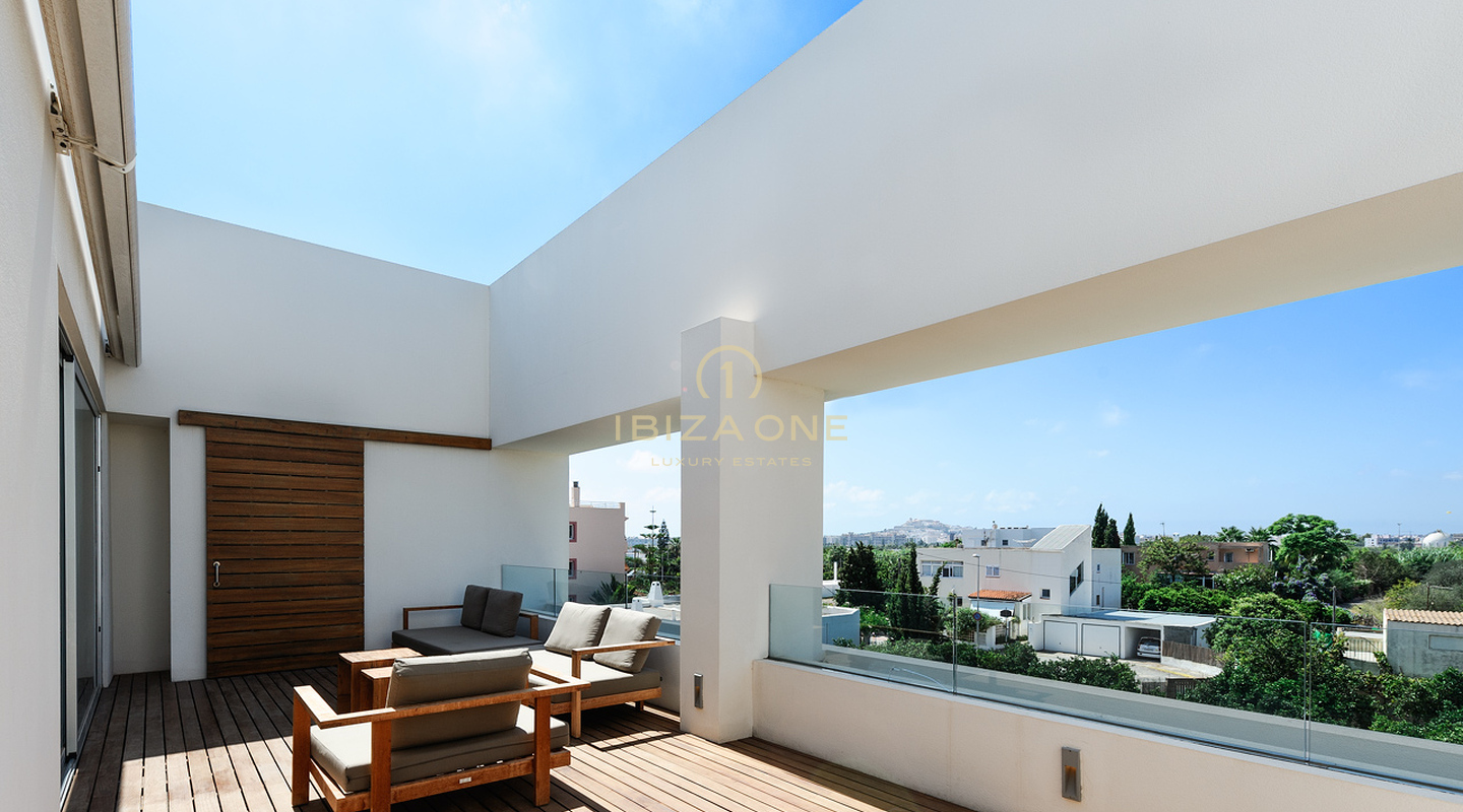 Luxe penthouse met privézwembad en uitzicht op Dalt Vila te koop, Ibiza - Luxe penthouse met privézwembad en uitzicht op Dalt Vila te huur, Ibiza