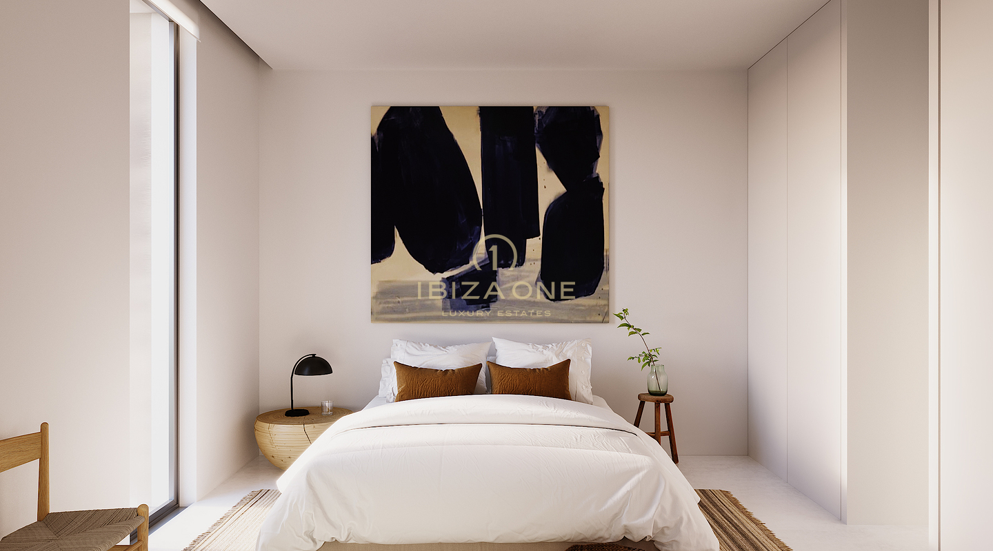 16 nouveaux appartements de luxe avec vue sur la mer surplombant Dalt Vila sur la plage de Talamanca à vendre, Ibiza - 16 nouveaux appartements de luxe avec vue sur la mer surplombant Dalt Vila sur la plage de Talamanca à louer, Ibiza