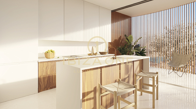 16 nuevos apartamentos de lujo con vistas al mar y vistas a Dalt Vila en la playa de Talamanca en venta, Ibiza - 16 nuevos apartamentos de lujo con vistas al mar y vistas a Dalt Vila en la playa de Talamanca en alquiler, Ibiza