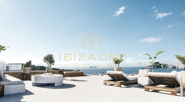 16 neue Luxusapartments mit Meerblick und Blick auf Dalt Vila am Strand von Talamanca zu verkaufen, Ibiza - 16 neue Luxusapartments mit Meerblick und Blick auf Dalt Vila am Strand von Talamanca zu vermieten, Ibiza