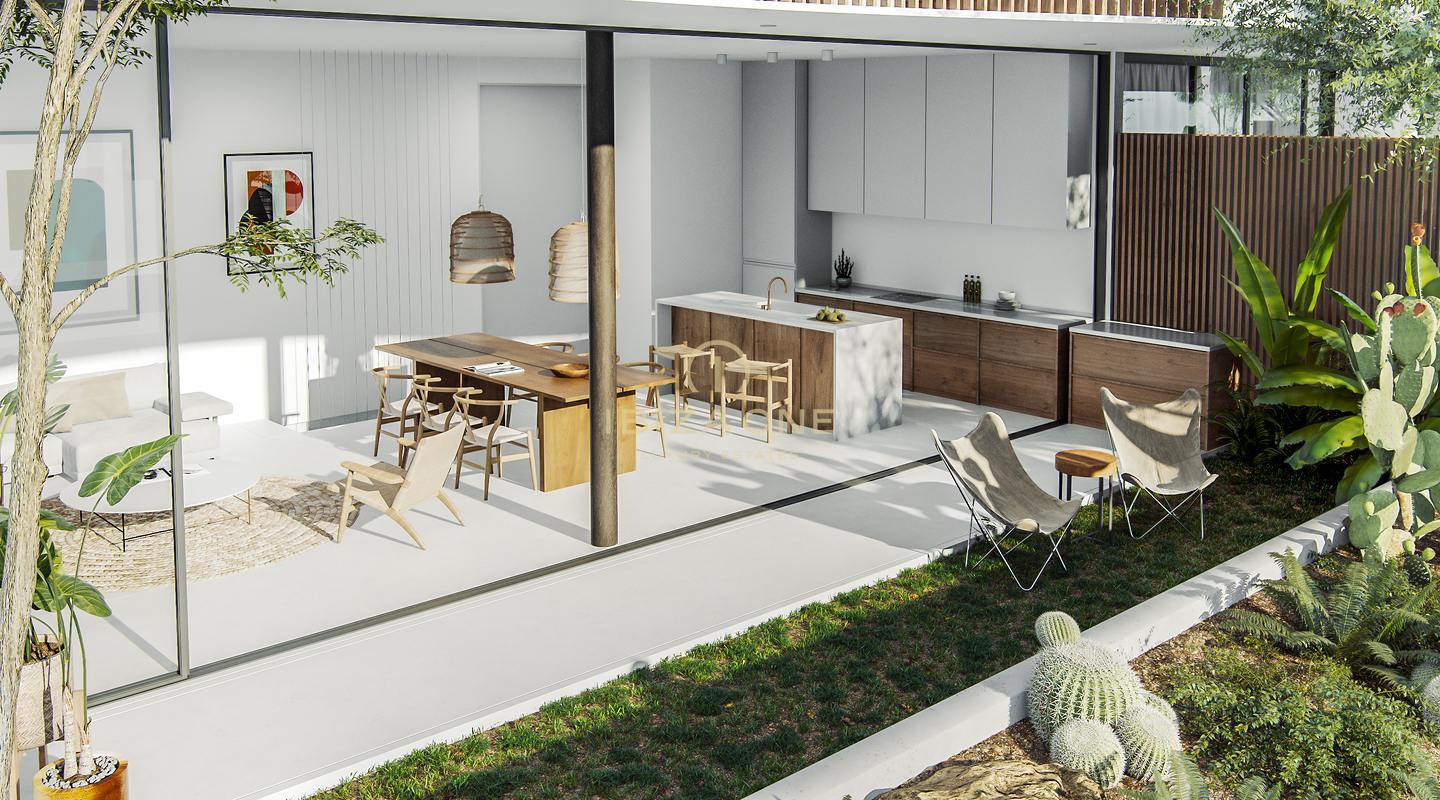 16 nouveaux appartements de luxe avec vue sur la mer surplombant Dalt Vila sur la plage de Talamanca à vendre, Ibiza - 16 nouveaux appartements de luxe avec vue sur la mer surplombant Dalt Vila sur la plage de Talamanca à louer, Ibiza