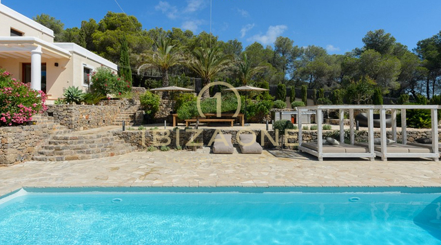 Prachtige luxe villa met zeezicht te koop, Ibiza - Prachtige luxe villa met zeezicht te huur, Ibiza