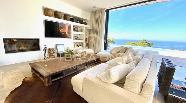 Villa de lujo de nueva construcción estilo Blakstad con vistas cercanas al mar en venta, Ibiza - Villa de lujo de nueva construcción estilo Blakstad con vistas cercanas al mar en alquiler, Ibiza