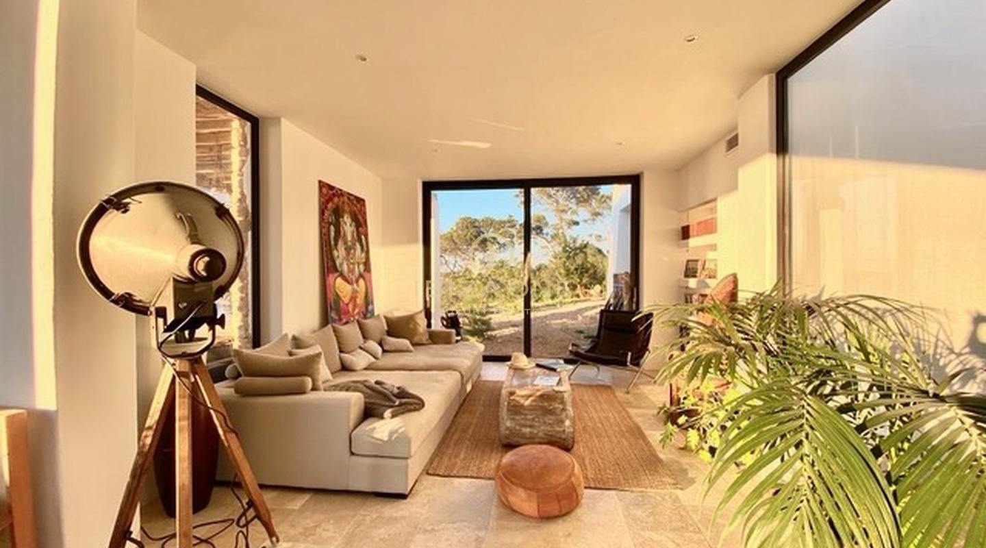 Newly luxury built Blakstad style villa with close sea view for sale, Ibiza - Newly luxury built Blakstad style villa with close sea view for rent, Ibiza