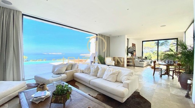Villa de lujo de nueva construcción estilo Blakstad con vistas cercanas al mar en venta, Ibiza - Villa de lujo de nueva construcción estilo Blakstad con vistas cercanas al mar en alquiler, Ibiza