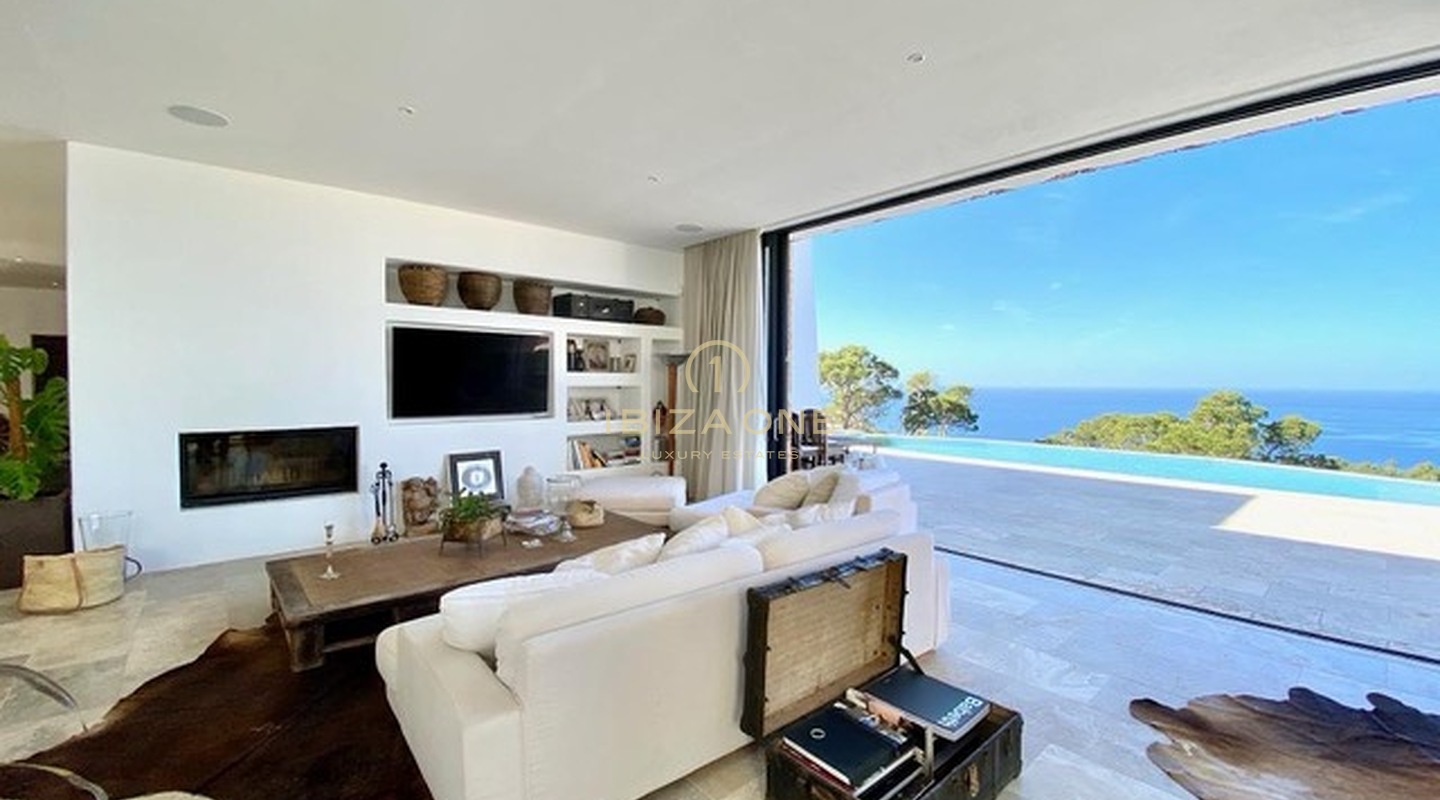 Villa de lujo de nueva construcción estilo Blakstad con vistas cercanas al mar en venta, Ibiza - Villa de lujo de nueva construcción estilo Blakstad con vistas cercanas al mar en alquiler, Ibiza
