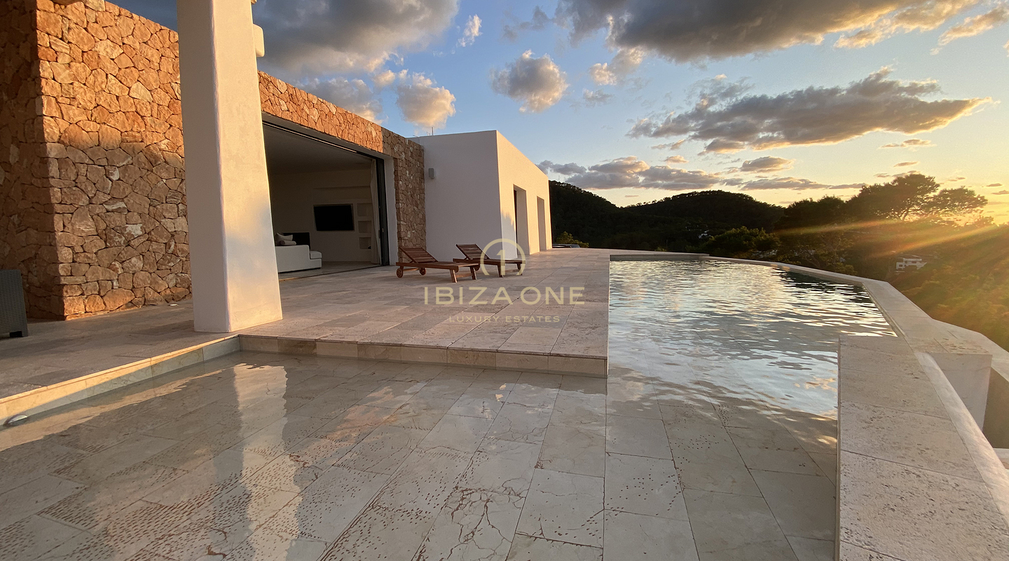 Nieuw gebouwde luxe villa in Blakstad-stijl met direct uitzicht op zee te koop, Ibiza - Nieuw gebouwde luxe villa in Blakstad-stijl met direct uitzicht op zee te huur, Ibiza