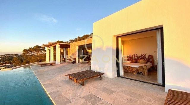 Villa de lujo de nueva construcción estilo Blakstad con vistas cercanas al mar en venta, Ibiza - Villa de lujo de nueva construcción estilo Blakstad con vistas cercanas al mar en alquiler, Ibiza