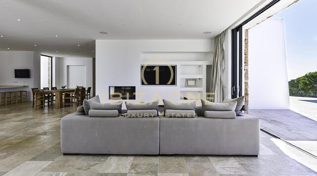 Villa de lujo de nueva construcción estilo Blakstad con vistas cercanas al mar en venta, Ibiza - Villa de lujo de nueva construcción estilo Blakstad con vistas cercanas al mar en alquiler, Ibiza