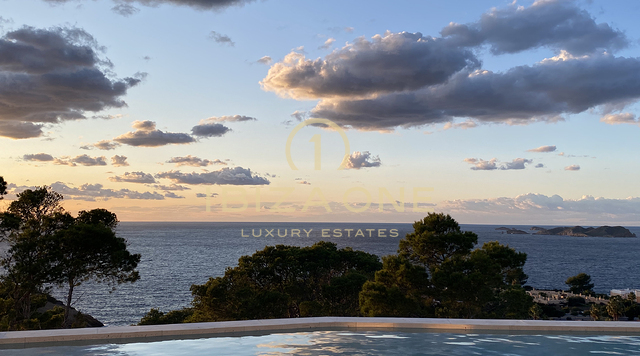 Villa de lujo de nueva construcción estilo Blakstad con vistas cercanas al mar en venta, Ibiza - Villa de lujo de nueva construcción estilo Blakstad con vistas cercanas al mar en alquiler, Ibiza