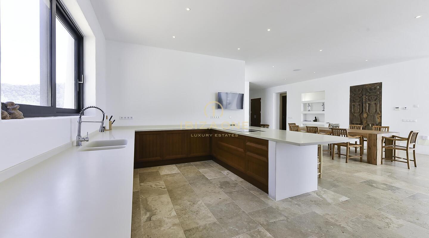Newly luxury built Blakstad style villa with close sea view for sale, Ibiza - Newly luxury built Blakstad style villa with close sea view for rent, Ibiza