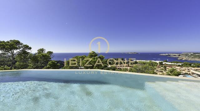 Villa de lujo de nueva construcción estilo Blakstad con vistas cercanas al mar en venta, Ibiza - Villa de lujo de nueva construcción estilo Blakstad con vistas cercanas al mar en alquiler, Ibiza
