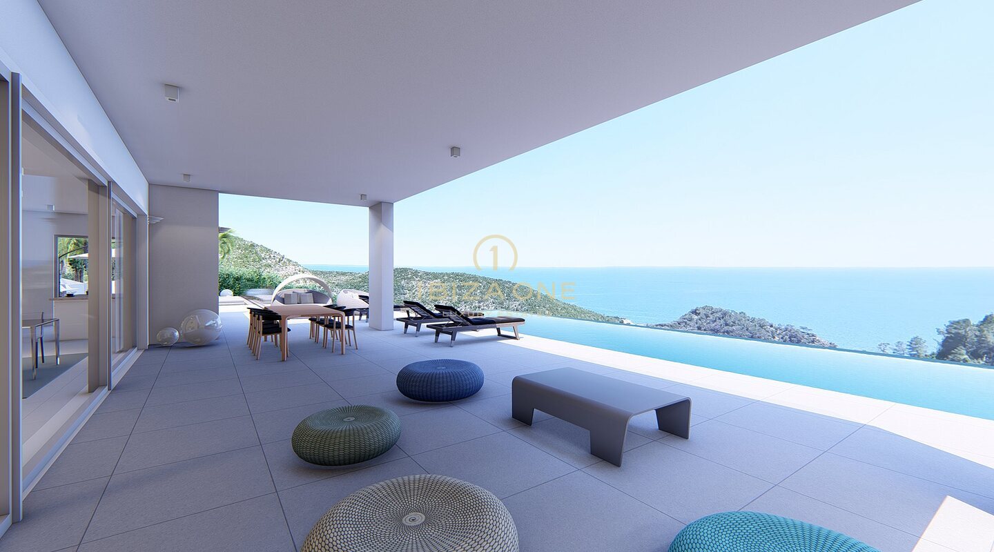 Superbe terrain de luxe avec vue sur la mer à vendre à Roca Llisa, Ibiza - Superbe terrain de luxe avec vue sur la mer à louer à Roca Llisa, Ibiza