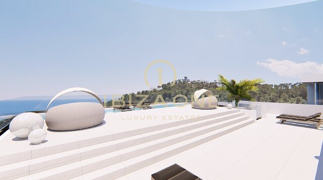 Tolles Luxusgrundstück mit Meerblick in Roca Llisa zu verkaufen, Ibiza - Tolles Luxusgrundstück mit Meerblick in Roca Llisa zu vermieten, Ibiza