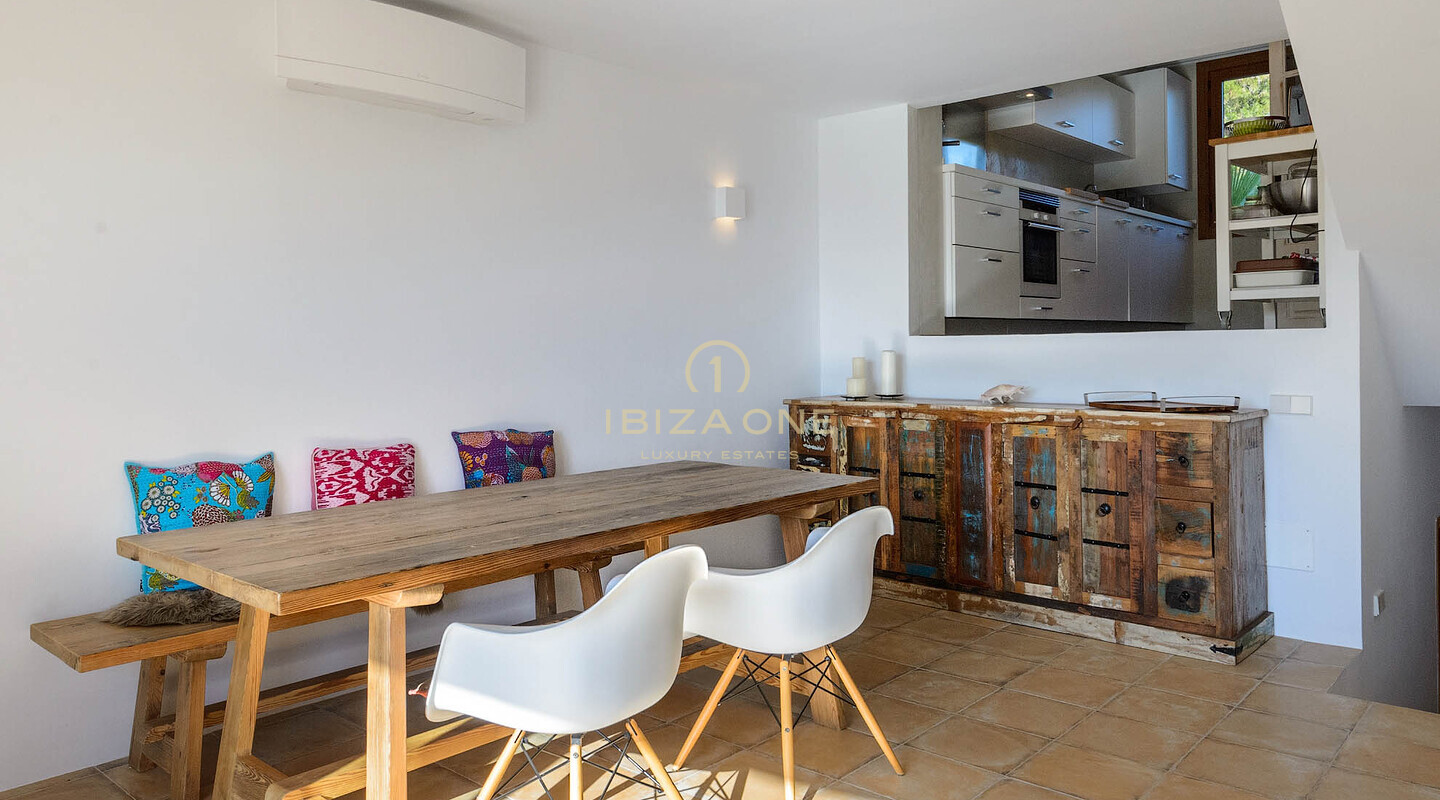 Bella casa a schiera di lusso con vista mare e vicino alla spiaggia in vendita, Ibiza - Bella casa a schiera di lusso con vista mare e vicino alla spiaggia in affitto, Ibiza