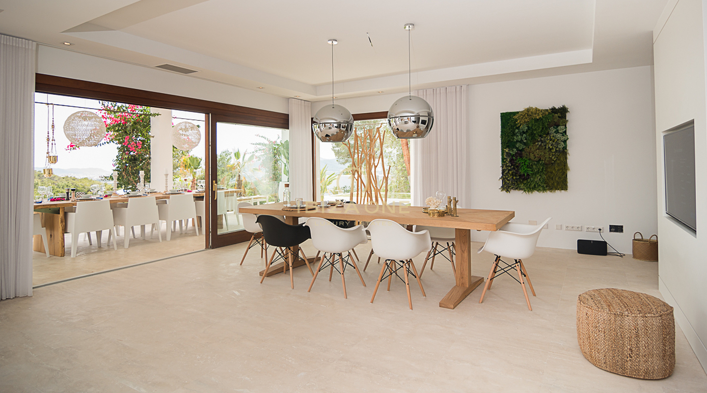 Mediterrane Luxusvilla mit Meerblick in Can Furnet zu verkaufen, Ibiza - Mediterrane Luxusvilla mit Meerblick in Can Furnet zu vermieten, Ibiza