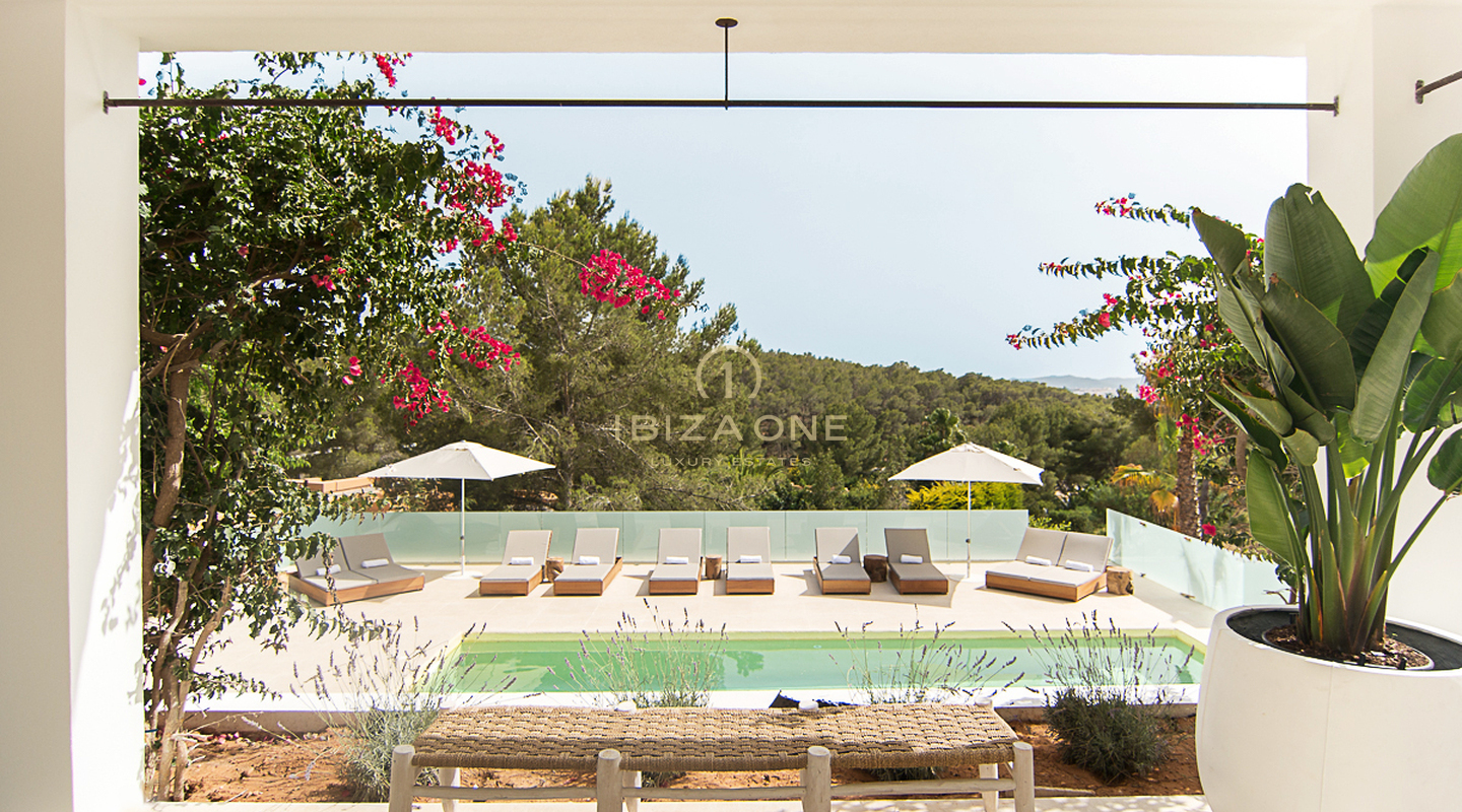 Luxe mediterrane villa met zeezicht in Can Furnet te koop, Ibiza - Luxe mediterrane villa met zeezicht in Can Furnet te huur, Ibiza