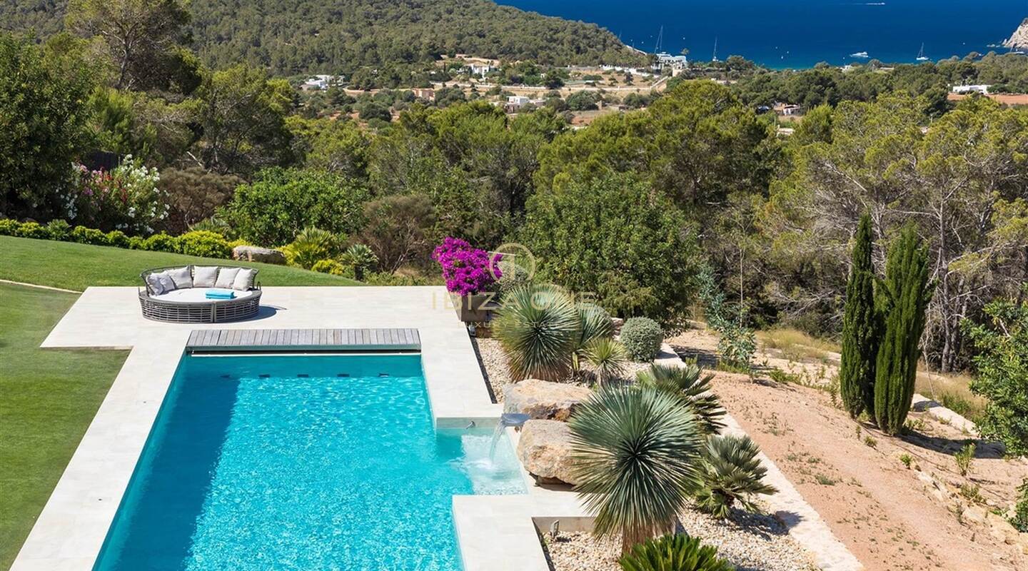 Villa de lujo de nueva construcción con hermosas vistas al mar en venta, Ibiza - Villa de lujo de nueva construcción con hermosas vistas al mar en alquiler, Ibiza