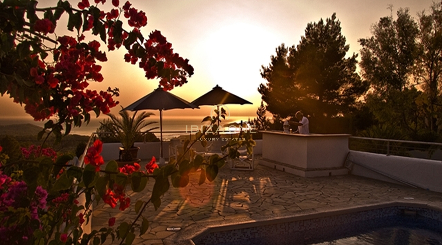 Luxury Sea view property with tourist license and nice garden for sale, Ibiza - Luxury Sea view property with tourist license and nice garden for rent, Ibiza