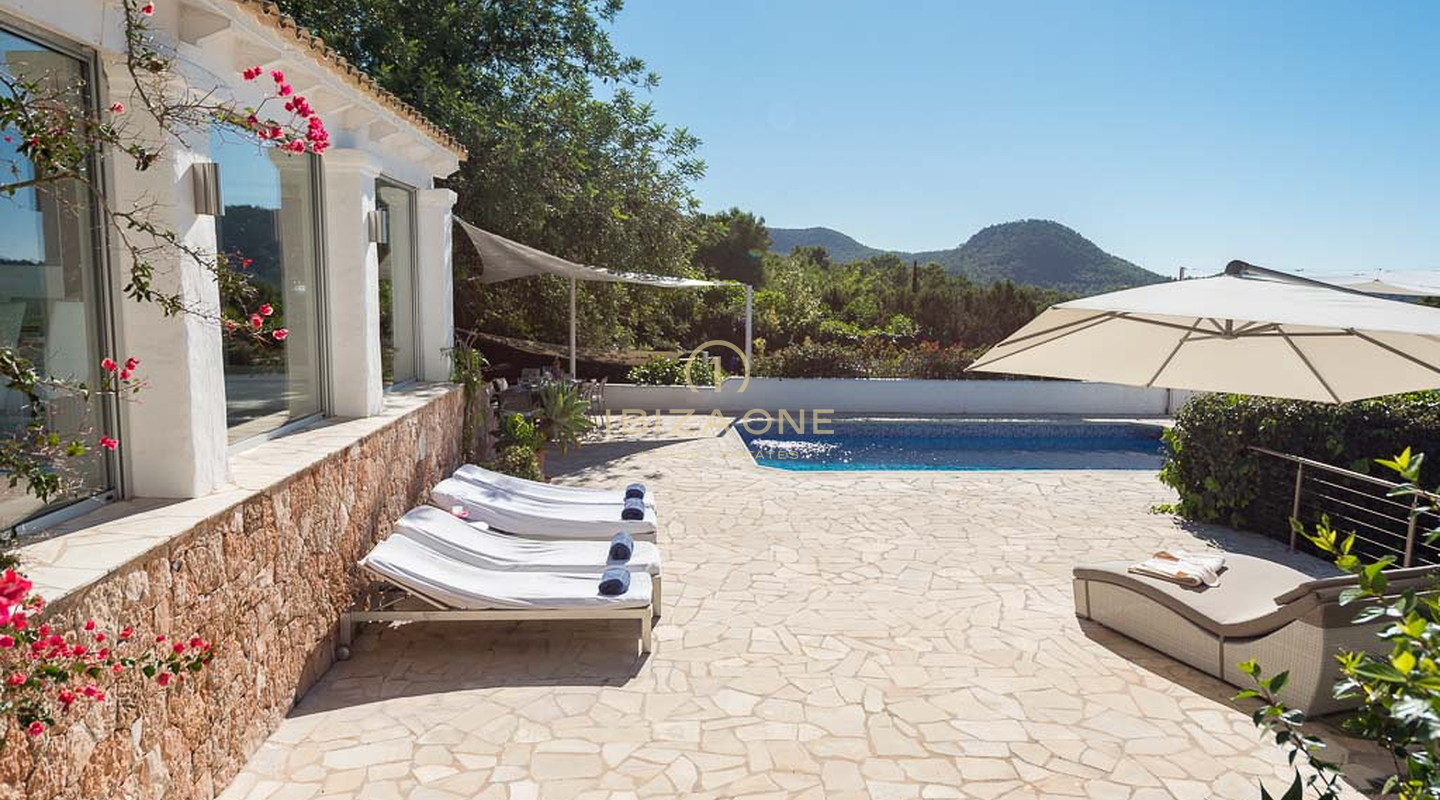 Luxury Sea view property with tourist license and nice garden for sale, Ibiza - Luxury Sea view property with tourist license and nice garden for rent, Ibiza