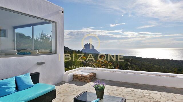 Luxury vacation villa with views of Es Vedra, the sea and with rental license for sale, Ibiza - Luxury vacation villa with views of Es Vedra, the sea and with rental license for rent, Ibiza