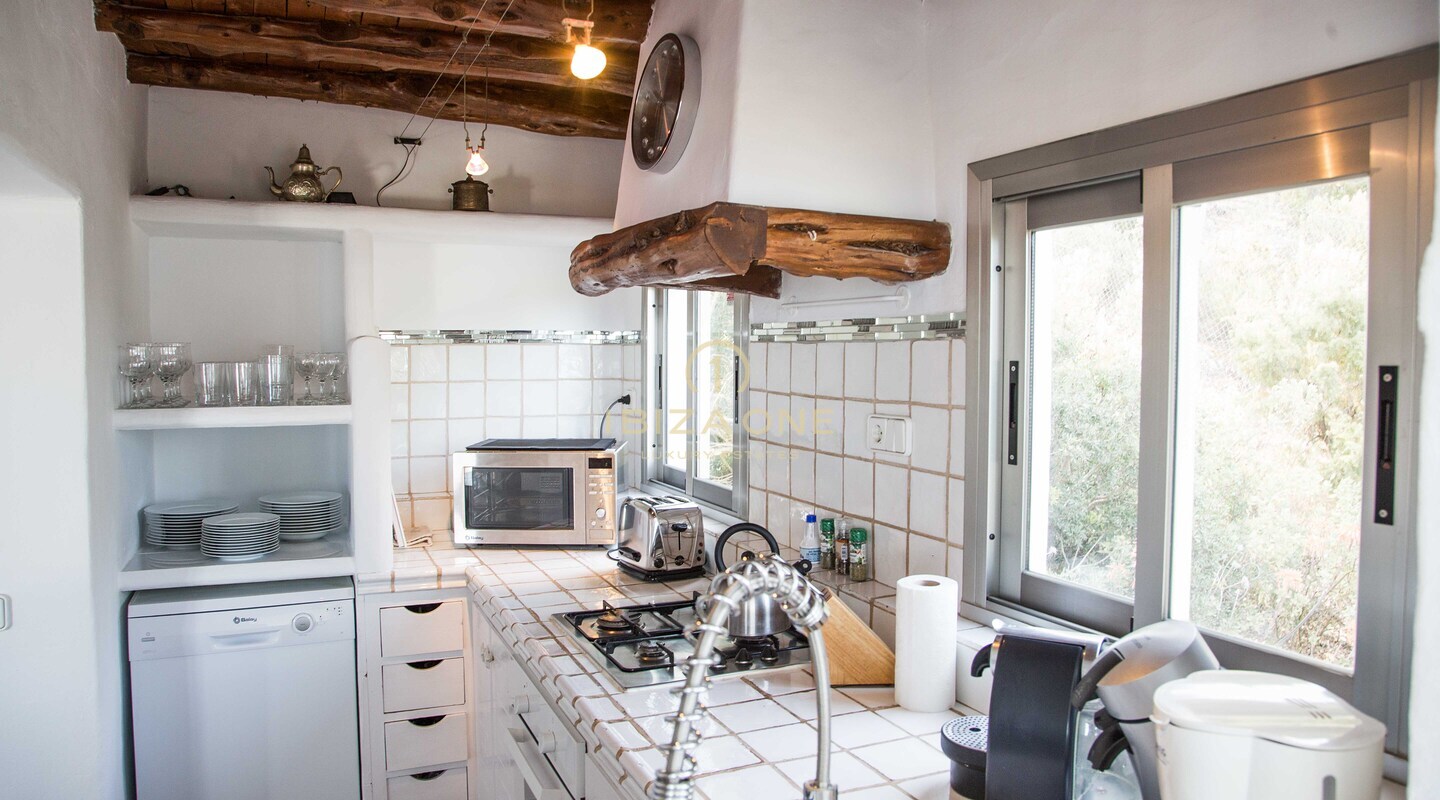 Luxury vacation villa with views of Es Vedra, the sea and with rental license for sale, Ibiza - Luxury vacation villa with views of Es Vedra, the sea and with rental license for rent, Ibiza