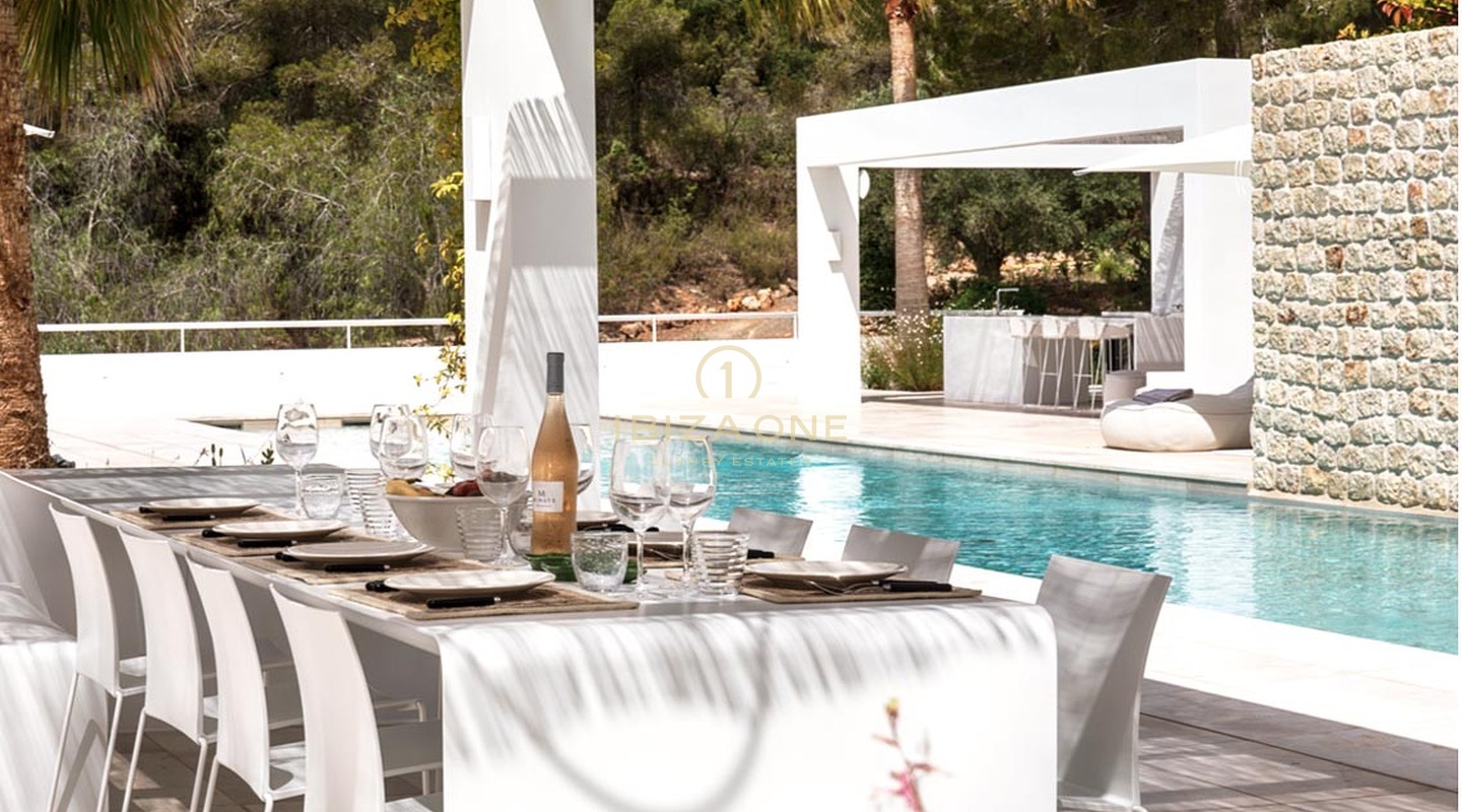 Espaciosa propiedad de lujo con vistas al mar, 350 olivos, apartamento de invitados en venta, Ibiza - Espaciosa propiedad de lujo con vistas al mar, 350 olivos, apartamento de invitados en alquiler, Ibiza