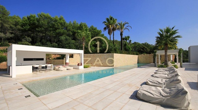 Espaciosa propiedad de lujo con vistas al mar, 350 olivos, apartamento de invitados en venta, Ibiza - Espaciosa propiedad de lujo con vistas al mar, 350 olivos, apartamento de invitados en alquiler, Ibiza
