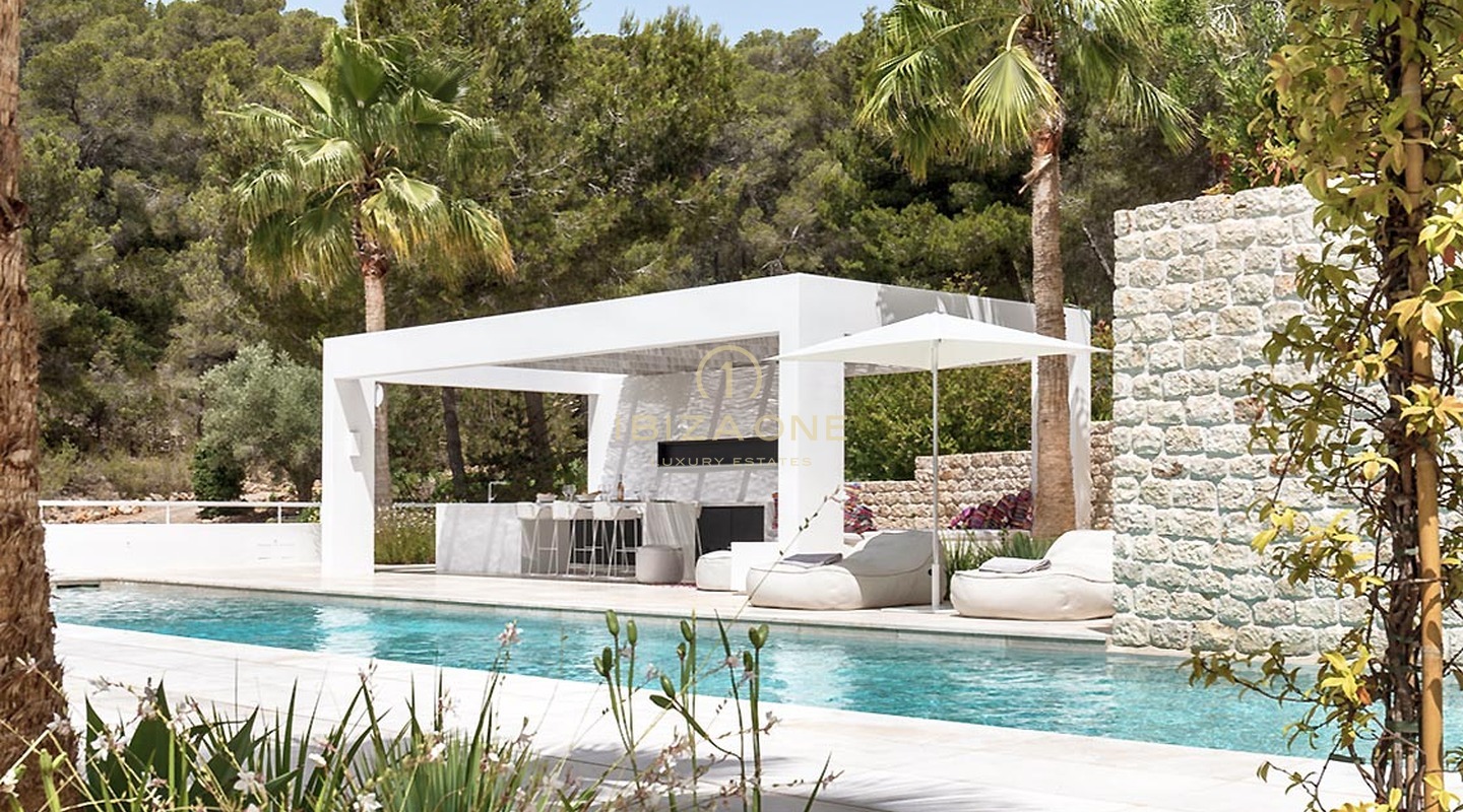 Espaciosa propiedad de lujo con vistas al mar, 350 olivos, apartamento de invitados en venta, Ibiza - Espaciosa propiedad de lujo con vistas al mar, 350 olivos, apartamento de invitados en alquiler, Ibiza