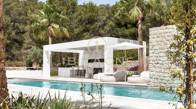 Espaciosa propiedad de lujo con vistas al mar, 350 olivos, apartamento de invitados en venta, Ibiza - Espaciosa propiedad de lujo con vistas al mar, 350 olivos, apartamento de invitados en alquiler, Ibiza